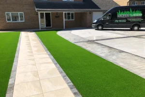 Become weed free with our luxury artificial grass lawns.